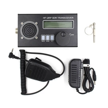 1 Комплект преносим мултифункционален къси вълни радио USDX QRP СПТ Радио в любимо занимание или развлечение Transceiver + Штепсельная вилица САЩ