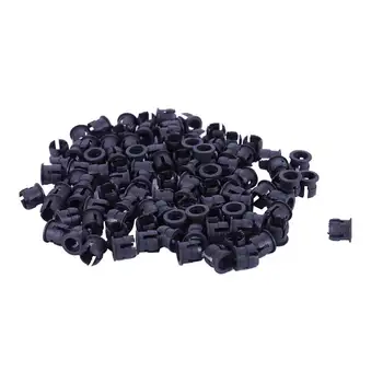 100 бр. Черен пластмасов 5 мм led скоба-държач за закрепване на панела на дисплея