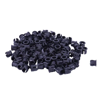 100 броя черни пластмасови 5-мм led скоби-за притежателите на закрепване на панела на дисплея