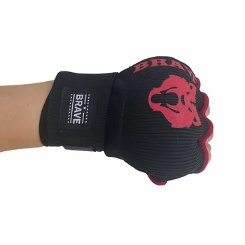 боксови ръкавици с удебелени гъба 2 елемента, Регулируеми Боксови ръкавици за увиване на ръцете в Муай Тай, ММА, Боксерское оборудване, за ръце в Тина бойна игра Бокс