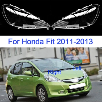 Капак фарове на колата за Honda Fit 2011 2012 2013 Подмяна на абажура, корпус фарове от плексиглас, стъкло на обектива, аксесоари за Автомобили