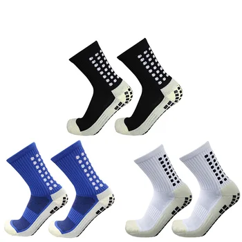 Мъжки и дамски спортни и футболни чорапи със силиконови неплъзгащи дръжка Футболни чорапи calcetas antideslizantes de futbol