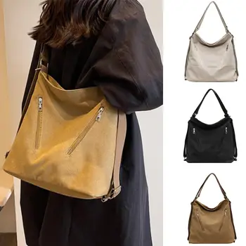 Чанта-торба в разговорния стил, висококачествени дамски чанти-тоут в ретро стил с голям капацитет, модерна Атрактивна чанта-месинджър