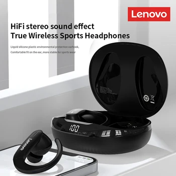 100% Оригинални Слушалки Lenovo T50 TWS Bluetooth 5.2 Спортни Безжични Слушалки С Шумопотискане HiFi Слушалки Водоустойчиви Слушалки