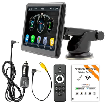 7-Инчов Авто Радио, Мултимедиен Плейър, Безжичен CarPlay Android Auto Touch Screen за BYD ATTO 3 2022-2023 Toyota Hilux