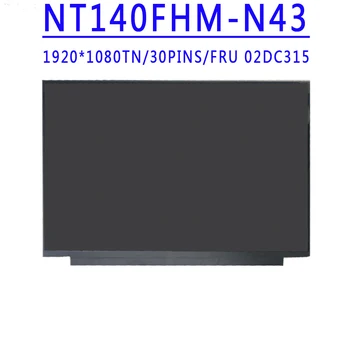 NT140FHM-N43 14,0 инча, FHD 1920x1080 30pin EDP LCD екран За Lenovo ideapad 3-14 S340-14 S145-14 ThinkBook 14 LCD екран за лаптоп