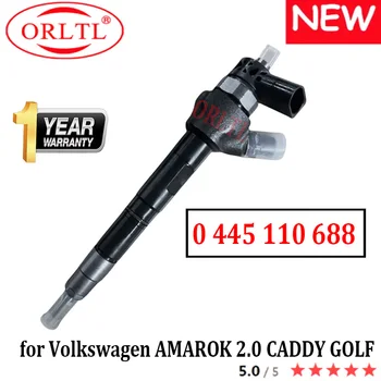 ORLTL НОВ 0445110688 Оригинален Горивния Инжектор 0 445 110 688 за Дизелов двигател на Volkswagen AMAROK 2.0 CADDY GOLF 0445110689
