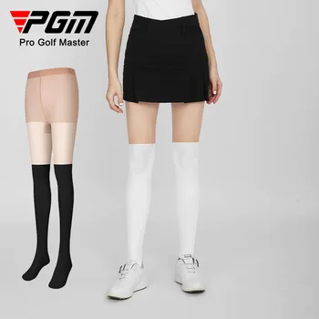 PGM-тънки Дамски ластични стегнати чорапогащи за голф дишащи Дамски слънчеви гамаши за голф Летни Меки чорапи в стил мозайка