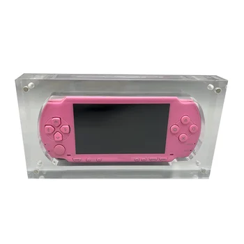 Акрилни протектор кутии за Sony PlayStation Portable/PSP 1000 Сбирка кутии за съхранение на игра черупки Прозрачна витрина