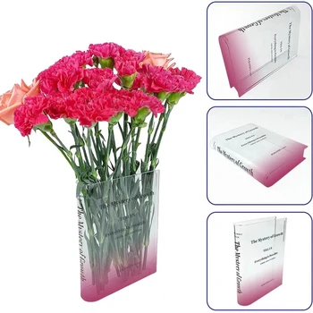 Благородна маса портретно ваза в стил Ins Портретно Прозрачна ваза, за да е подходяща по цвят Началната ваза за цветя, Украса на масата