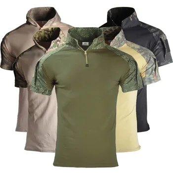 Военна риза Лятна Тениска С Къс Ръкав, Градинска Тениска, Ежедневни Облекла, Армията Тренировка, Плюс 8XLTactical Тениска, Мъжки Дрехи