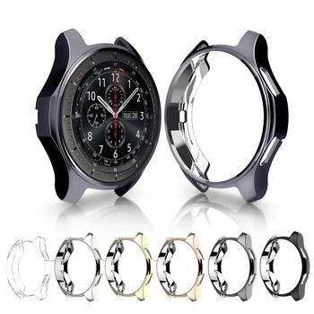 Гальванический Калъф За Samsung Galaxy Watch 46 мм 42 мм TPU Защитна Рамка Калъф За Samsung 46/42 мм Смарт Часовници Защитната Обвивка