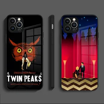 Добре дошли В Twin Peaks Калъф За Телефон От Закалено Стъкло За iPhone 13 Mini 12 Pro 11 14 Max X XR XS Max 8 7 6s Plus SE 2020 Делото