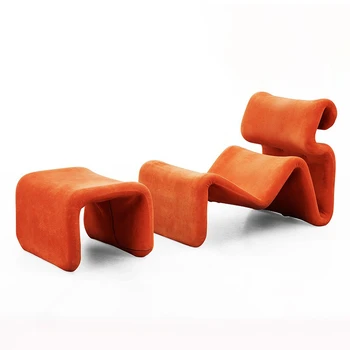 Едноспален диван със специална форма, стол за почивка, модерно минималистичная хол, мързелив стол от фибростъкло