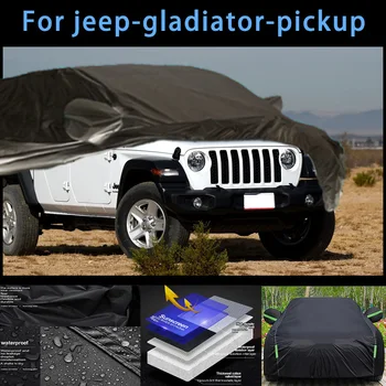 За джип-gladiator-пикап Външна защита, пълни с автомобил сеат, козирка от сняг, водоустойчив прахозащитен външни автомобилни аксесоари