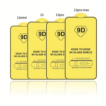 Защитно Стъкло 9D Full Cover За iphone 12 X XS XR 6 6S 7 8 Plus Със Закалени Фолио за Iphone 14 11 13 Pro Max Предпазно Стъкло За Екран