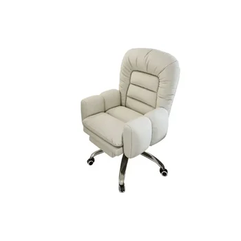 Компютърна маса Kawaii White, стол за почивка с флип от облегалката, индивидуално луксозно кресло за мениджъри, Геймерская мебели Cadeira Eiffel, офиси