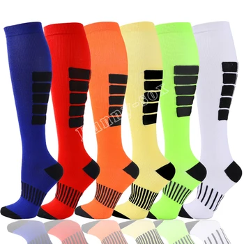Нов прием на отглеждане, компрессионных спортни чорапи за голф, медицински чорапи за грижи за болни, превенция на разширени вени, чорапи, подходящи за чорапи за ръгби