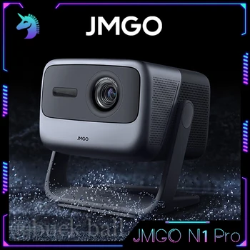 Проектор Jmgo N1pro Проектор N1s Pro Интелигентен проектор Глобалната версия на проектора три-цветен Лазерен проектор с гласов контрол 4k