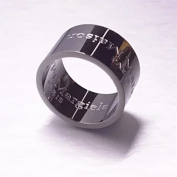 Размер на пръстен US MM6, Обратна скулптура от титанов стомана, мъжки и женски украси за партита в клуб на влюбените, пръстени Four Seasons