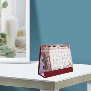 Сгъваем календар Декор на масата Настолен Календар Декоративен календар Дневник за дома, офиса, училището