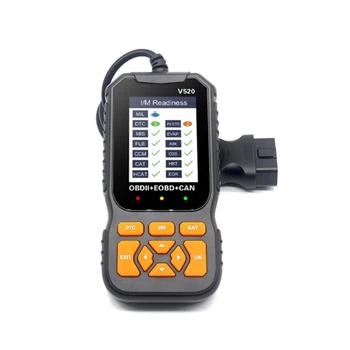 Скенер V520 OBD2 Проверка на светлини на двигателя Сканиране на неизправности на Автомобила инструмент за Диагностика Четец на код R2LC
