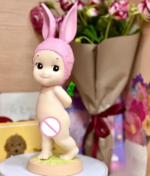 Сони Энджел се усмихна колекция Rabbit Master модел на заек, колекция кукли ръчна изработка, модел играчка, подарък за дете, за рожден ден, играчка