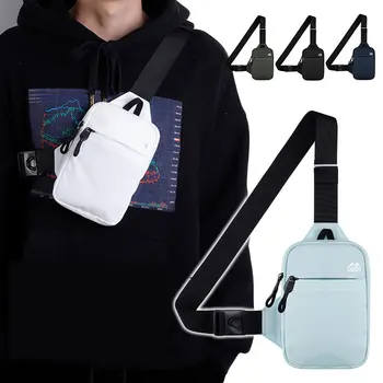 Спортно Ежедневен Мъжки чанти през рамо, найлон водоустойчива чанта за бягане на открито, колоездене, туризъм, поясная чанта за пътуване, преносима чанта за телефон, чанта