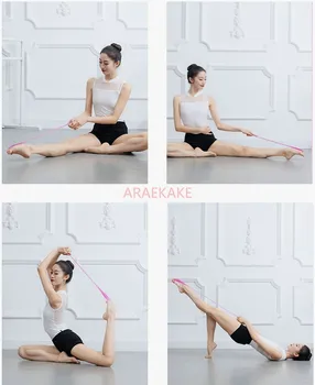 Тренировка ходила танц балет силиконова рехабилитация на свода на стъпалото еластична въже, стречинг йога