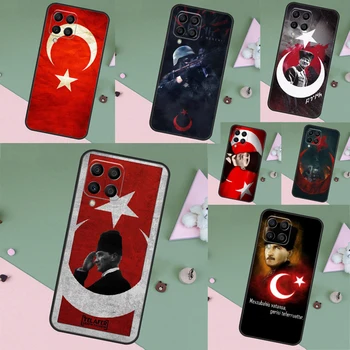 Турция Флаг Ататюрк Funda Калъф За Samsung Galaxy M12 M13 M22 M32 M52 M11 M21 М31 M51 M33 M53 M20 M54 M34 M14