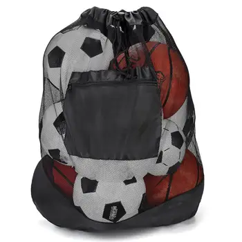 Чанта за носене на топката Универсална допълнителна спортна чанта за топката Регулируема презрамка Голям капацитет за баскетбол футбол Повече връзки
