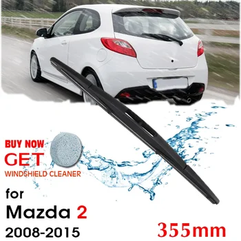 Четка за Чистачки за Кола Обратно на Задното Стъкло Чистачки на Предното Стъкло Автоаксесоари За Mazda 2 Хетчбек 355 мм 2008-2015
